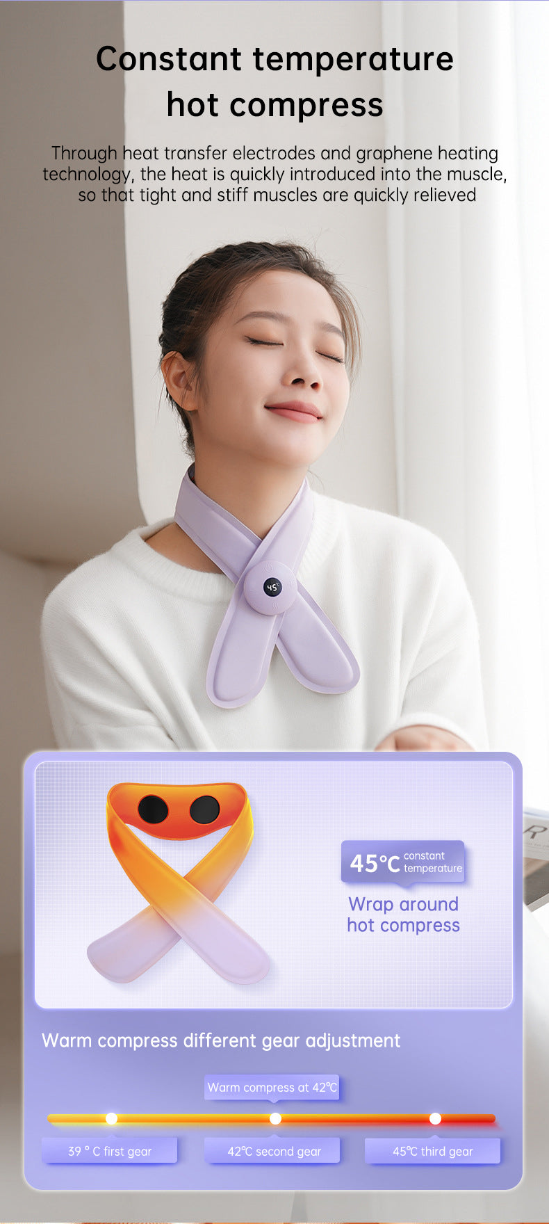 ELVORALO™ Heated Neck Massager